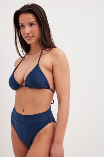 NA-KD Swimwear Bikinitrosa med hög midja - Blue