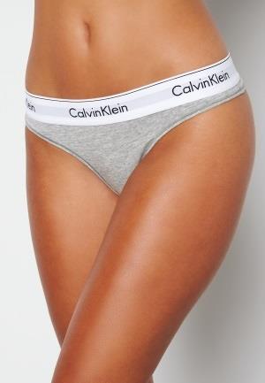 Calvin Klein CK Cotton Thong 020 Grey Heather L