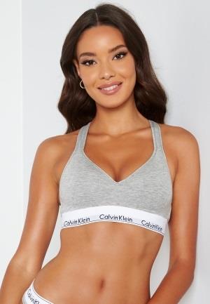 Calvin Klein CK Cotton Bralette Lift Grey L