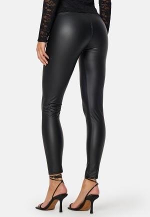 John Zack Faux Leather PU Legging Black XS (UK8)