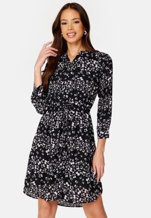 SELECTED FEMME Damina 7/8 AOP Dress Black AOP:AOP 36