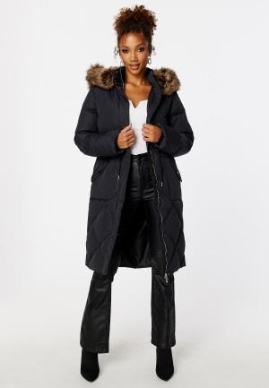 Chiara Forthi Daniela Long Down Jacket Black 50