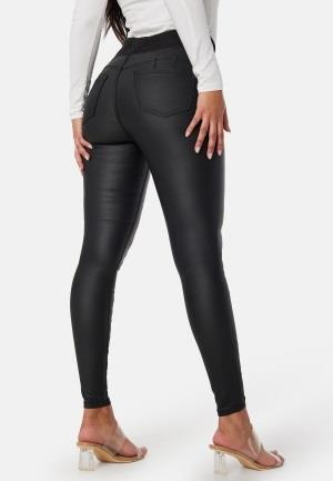 Happy Holly Freja push-up coated treggings Black 40R