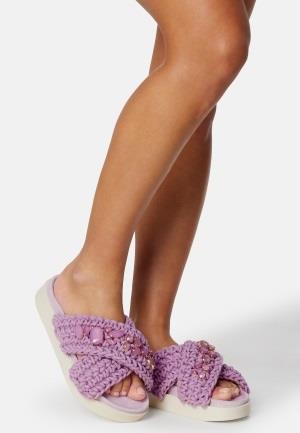 INUIKII Slipper Woven Stones 303 Purple 36