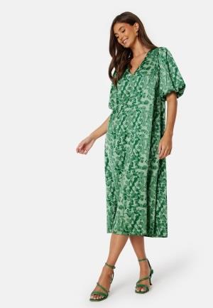 Bubbleroom Occasion Senita Dress Green / Patterned XS