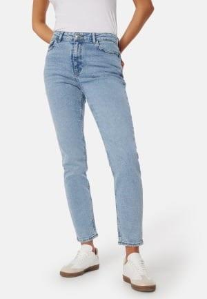 Pieces Pcbella High Waist tap ank jeans Light Blue Denim 27/32