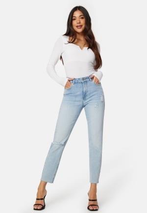 BUBBLEROOM Lori Slim Jeans Light denim 46