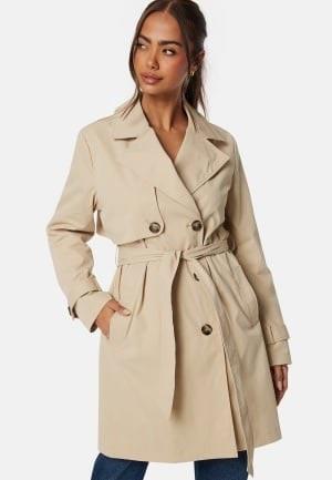 Happy Holly Pamela Trench Coat Light beige 36/38