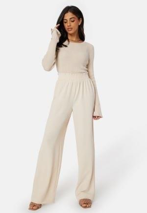 BUBBLEROOM Matilde Regular Trousers Light beige XS