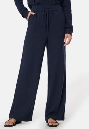 SELECTED FEMME Sflviva-Gulia HW  Linen Pant Dark Sapphire 38