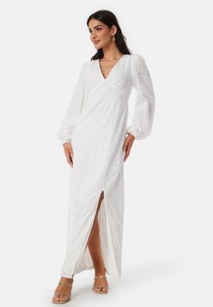 VILA Vimalina L/S maxi dress Cloud Dancer 34