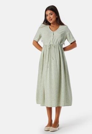 Pieces Pctala String Tie Midi Dress Tea M