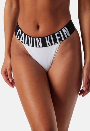 Calvin Klein High Leg Thong White XS