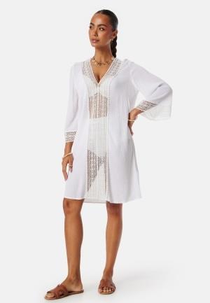 BUBBLEROOM Structured Beach Dress White 52/54