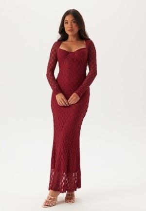 Bardot Avah Midi Dress 191663 Deep Red 36(UK8)