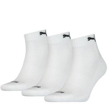 Puma Strumpor 3P Cushioned Quarter Sock Vit Strl 35/38