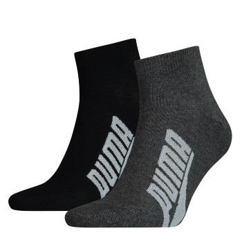 Puma Strumpor 2P Lifestyle Quarter Sock Svart Strl 35/38