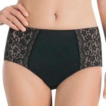 Anita Trosor Havanna Highwaist Brief Svart nylon 46 Dam