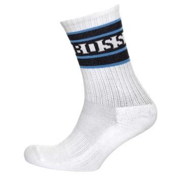 BOSS Strumpor QS Rib Stripe Sock Vit Strl 39/42 Herr