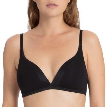 Calida BH Cate Triangle Soft-Bra Svart bomull A 80 Dam