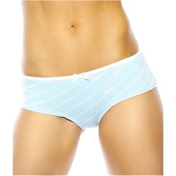 Flirty Undies Trosor Flirty Hipster Graduated Blue Blå bomull X-Small ...