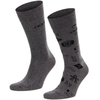 HUGO Strumpor 2P RS Icons CC Socks Grå/Mörkgrå Strl 43/46 Herr