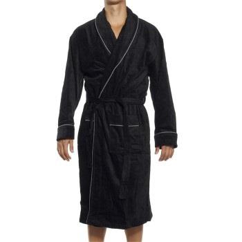 JBS Bath Robe Svart bomull Large Herr