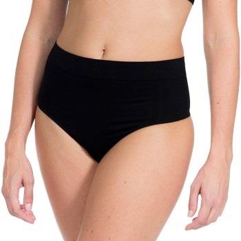 Magic Trosor Comfort Thong Svart nylon Large Dam