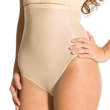 Magic Trosor Hi Waist Thong Beige polyester Small Dam