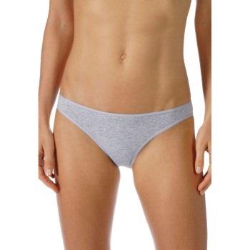 Mey Trosor Cotton Pure Mini Briefs Gråmelerad bomull 40 Dam