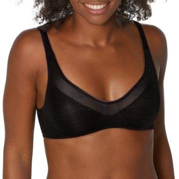 Sloggi BH Oxygene Infinite Soft Bra Svart X-Small Dam