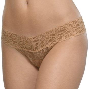 Hanky Panky Trosor Low Rise Thong Brun nylon One Size Dam