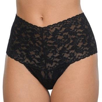 Hanky Panky Trosor Signature Lace Retro Thong Svart nylon One Size Dam