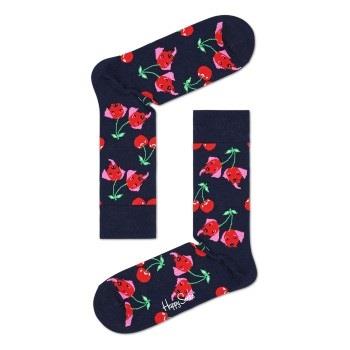 Happy socks Strumpor Cherry Dog Sock Marin mönstrad bomull Strl 41/46