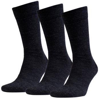 Amanda Christensen Strumpor 3P Grade Merino Wool Sock Antracit Strl 43...