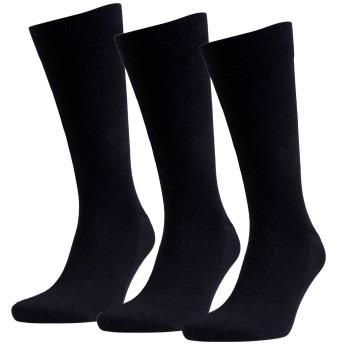 Amanda Christensen Strumpor 3P True Combed Cotton Sock Svart Strl 43/4...