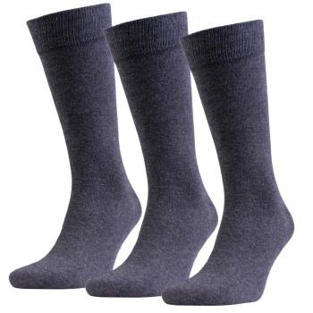 Amanda Christensen Strumpor 3P True Combed Cotton Sock Antracit Strl 3...