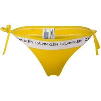 Calvin Klein CK Logo String Side Tie Bikini Gul Large Dam