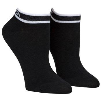 Calvin Klein Strumpor 2P Spencer Coolmax Socks Svart Strl 37/41 Dam