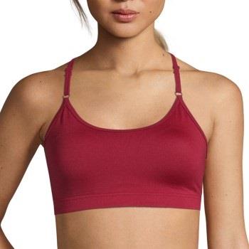 Casall BH Strappy Sports Bra Röd polyamid Large Dam