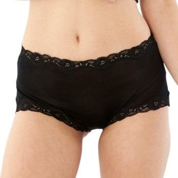 Damella Trosor Silk Brief Svart silke Medium Dam