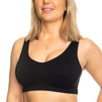 Decoy BH Bra Top Wide Straps Svart polyamid Small Dam