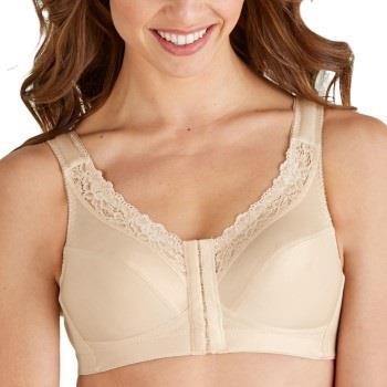 Swegmark BH Maj Front Closure Soft Bra Beige C 75 Dam