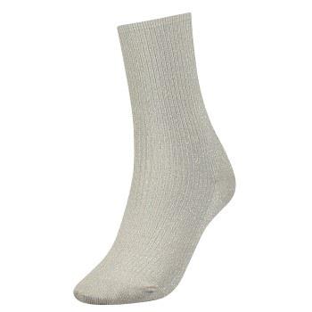 Tommy Hilfiger Strumpor Women Glitter Sock Silver Strl 35/38 Dam