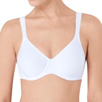 Triumph BH Modern Soft Cotton Underwire Bra Vit B 75 Dam