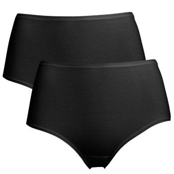 Trofe Midi Briefs Bamboo Mix Trosor 2P Svart XX-Large Dam