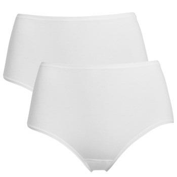 Trofe Midi Briefs Bamboo Mix Trosor 2P Vit Large Dam