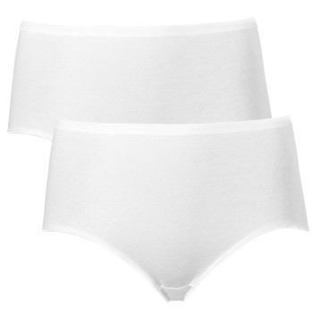 Trofe Seamless Maxi Briefs Trosor 2P Vit bomull Small Dam