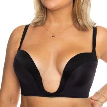 Wonderbra BH Ultimate Silhouette Micro Plunge Svart C 70 Dam