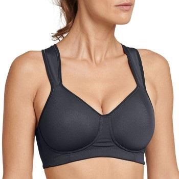 Schiesser BH Active Sport Medium Support Bra Antracit A 80 Dam